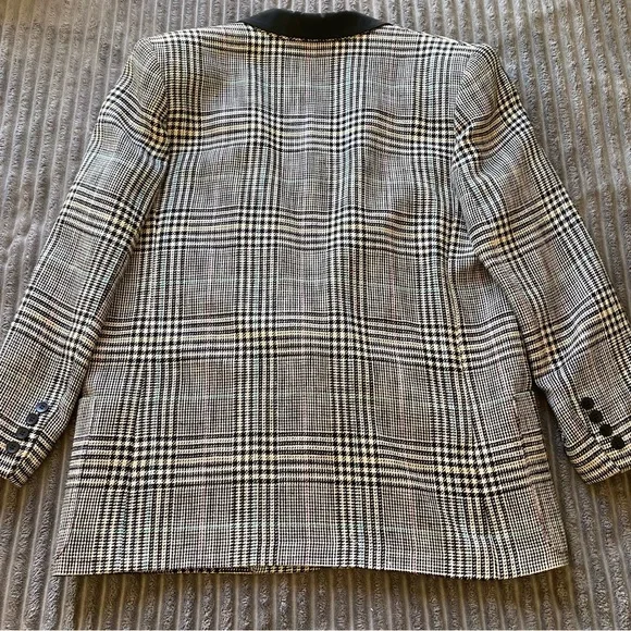 Vintage Morgan Taylor Blazer! Plaid padded jacket w/ pockets. Sz: 14 - Picture 11 of 16
